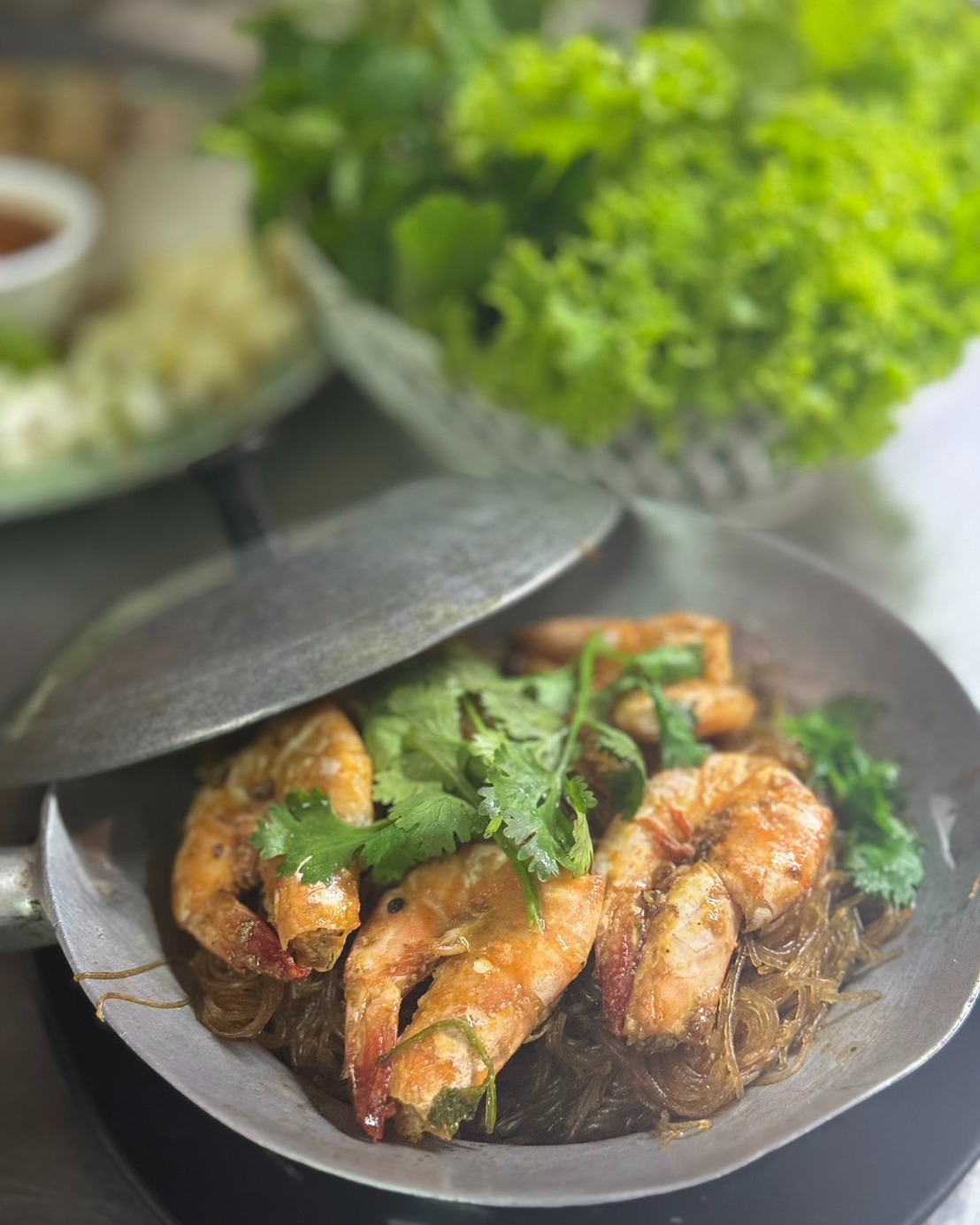 กุ้งอบวุ้นเส้น